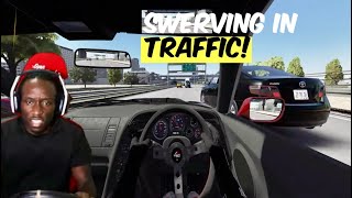 Driving Supra In Traffic amp Uk Backroads Assetto Corsa [upl. by Mckay]