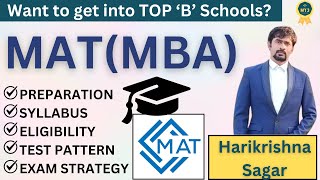 MAT 2024 Exam Preparation amp Awareness MAT SyllabusTest PatternEligibility FEB MAT Exam Strategy [upl. by Nosydam531]