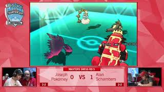 2016 Pokemon US National Championships VGC Masters Day 2 Joseph Pokorney vs Alan Schambers Swiss R5 [upl. by Nyrehtak]