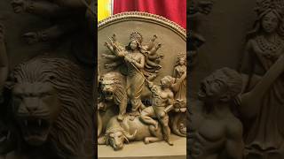 Durga mata murti making with clay [upl. by Meldon]