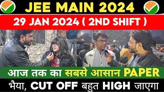 JEE Main 29 Jan 2024 Shift 2 Centre Review  JEE Main 2024 29 Jan 2024 Shift 2 Paper Analysis jee [upl. by Dimo]