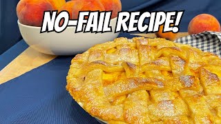 How to Make the Perfect Peach Pie  Easy amp Delicious [upl. by Rotman]