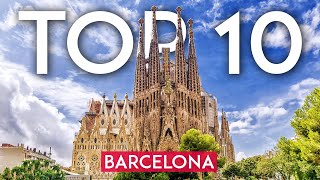 TOP 10 Things to do in Barcelona  2023 Travel Guide [upl. by Dorris754]