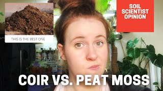 Peat Moss Vs Coconut Coir  Is Coco Peat or Peat Moss Better For Plants  Gardening in Canada [upl. by Harrak]