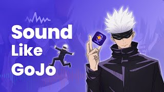 Gojo AI Voice Generator  How to Sound like Satoru Gojo [upl. by Llemrej857]