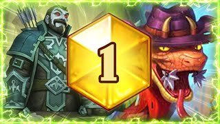 Chumps Buffed Deck is kinda Genius  Legend to Rank 1  Hearthstone [upl. by Esorlatsyrc]