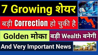 Share मार्केट Correction  Important News Today  Market Updates [upl. by Venditti]