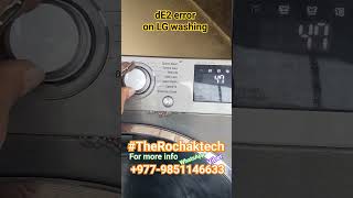 DE2 error code on LG washing machine solution in the comment box therochaktech diy washer lg [upl. by Brathwaite]