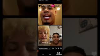 Michael Flores y Burbu Pr le tiran con todo a JAlexis se hacen un versus en instagram live [upl. by Halak]