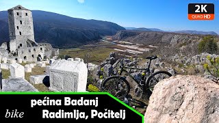 Biking pećina Badanj nekropola stećaka Radimlja i Počitelj [upl. by Dduj]