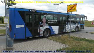 StadtBus Landshut  Linie11 Piflaser Weg  Landshut Park  062023 [upl. by Nairam]