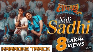 Nali Sadhi Karaoke  Pabar movie  Babushaan Mohanty  Elina  Gaurav Anand [upl. by Arehsat951]