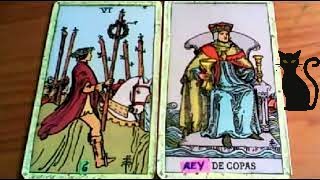 Combinaciones tarot con el SEIS DE BASTOS  ARCANOS MENORES DE COPAS Por TARA [upl. by Elisee762]