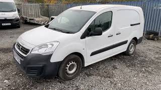 2017 Peugeot Partner Blue HDI Panel Van NV67 PGO 47352 [upl. by Manchester]