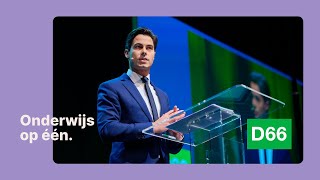 D66 Congres 118 — Speech Rob Jetten [upl. by Larsen]