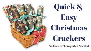 Easy DIY Christmas Crackers Christmas Workshop 2018 [upl. by Aubrey]