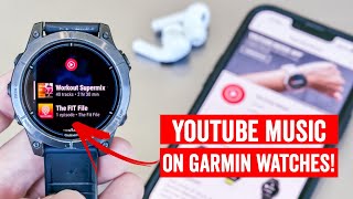 YouTube Music on Garmin Watches Quick HowTo [upl. by Sonia]