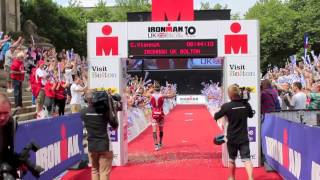 Ironman UK 2014 Mens Finish [upl. by Ahtelahs]