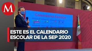 SEP presenta calendario escolar 20202021 [upl. by Fedak]