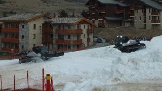 VAL CENIS  DAMAGE  Prinoth LEITWOLF [upl. by Shepley]