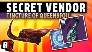 Destiny 2  HIDDEN Vendor Tincture of Queensfoil  Charge of Light Tier 2 Dreaming City Portals [upl. by Yanel]