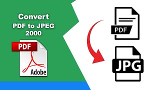 How to export a PDF file to JPEG 2000 images Export PDF using Adobe Acrobat Pro DC [upl. by Eillek866]