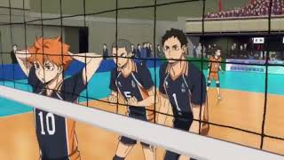 Karasuno VS Nekoma The Dumpster Battle Kenma POV [upl. by Abbye]