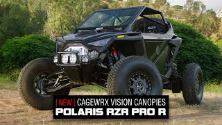 Cagewrx Vision Canopies Polaris RZR Pro R Walkaround [upl. by Ezri]