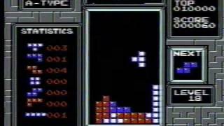 NES Tetris  999999 Official World Record [upl. by Ardnosak]