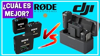 DJI Mic Vs RODE Wireless Go II  Comparativa en español [upl. by Ahsim]