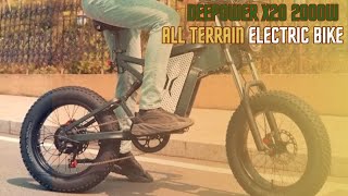 DEEPOWER X20 2000W Full Suspension All Terrain Fat Tire Electric Bike [upl. by Anaynek]