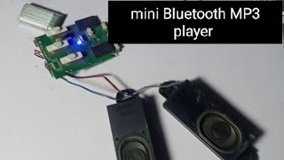 MP3 Bluetooth mini amplifier how to make mini amplifier [upl. by Gernhard]