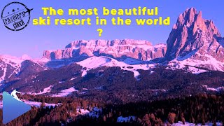 Val Gardena ski resort review 4K I Ski Resorts Video [upl. by Siro]