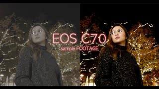 EOS C70 4K Clog2 Low Light Test Footage [upl. by Etteb]