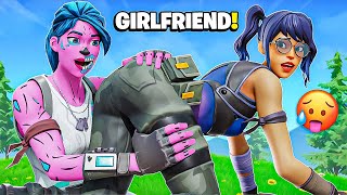 MY THIRSTY GIRLFRIEND LET ME TOUCH HER  😍 Fortnite [upl. by Darce]