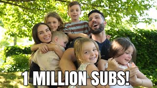 WE HIT 1 MILLION SUBSCRIBERS  OUR BIGGEST GIVEAWAY WE’VE EVER DONE [upl. by Udale843]