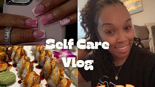 SELF CARE  LUNCH BREAK  NAILS [upl. by Lachish]