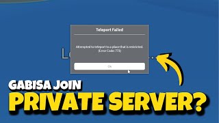 ALASAN KENAPA KALIAN TIDAK BISA JOIN PRIVATE SERVER DI ROBLOX [upl. by Wait]