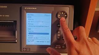 How to set Navtex receiver for furuno model make NX700 [upl. by Ellenyl764]
