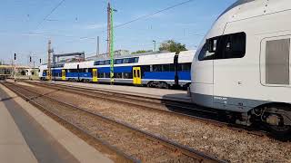 MAV Class 815  815013 arriving at Budapest Nyugati Station on 120923 [upl. by Lyj783]