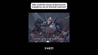 Why could the clones of Starscreen transformerbut he himself could notoptimusprime transformers [upl. by Leumek]