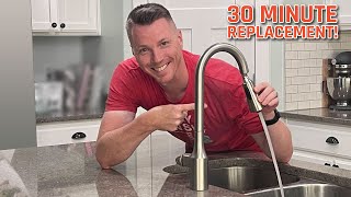 How to Replace a Kitchen Faucet in 30 Minutes [upl. by Innaig128]