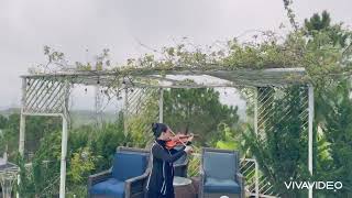 Edelweiss practice violin Love hill resort Dalat [upl. by Naic]