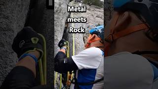 Metal meets Rock  Dry Tooling Switzerland climbingfun rockclimbing drytooling iceclimbing [upl. by Uolymme734]