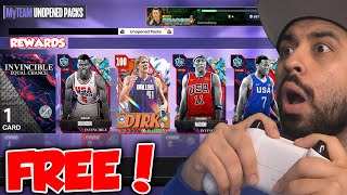 2K UPDATED THEM Hurry and Get Two Guaranteed Free Invincibles and Free 100 Overall NBA 2K24 MyTeam [upl. by Glialentn]