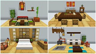 Minecraft 25 Japanese Furniture Ideas [upl. by Aisatsan890]