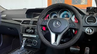 W204 ALCANTARA STEERING WHEEL  JADI KAYA AMG [upl. by Oatis]