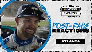 ‘It was wild’ Ricky Stenhouse Jr reacts to racing at Atlanta [upl. by Haleemaj]