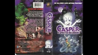 Casper A Spirited Beginning Full 1997 20th Century Fox Home Entertainment VHS [upl. by Ahterod]