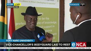 Fort Hare University  ViceChancellors bodyguard laid to rest [upl. by Delogu]